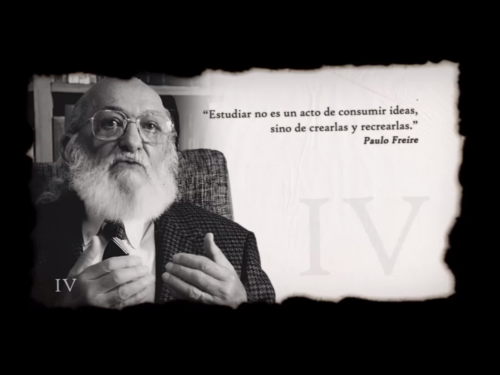 "Estudiar no es un acto de consumir ideas, sino de crearlas y recrearlas." -Paulo Freire